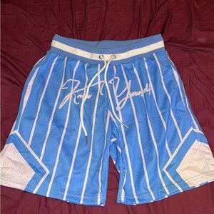 Blue “Know Yourself” Shorts
